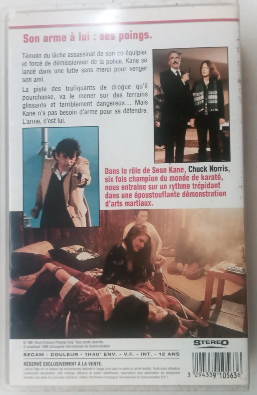 VHS Dent voor Dent – Chuck Norris – vintage videocassette – photo 4